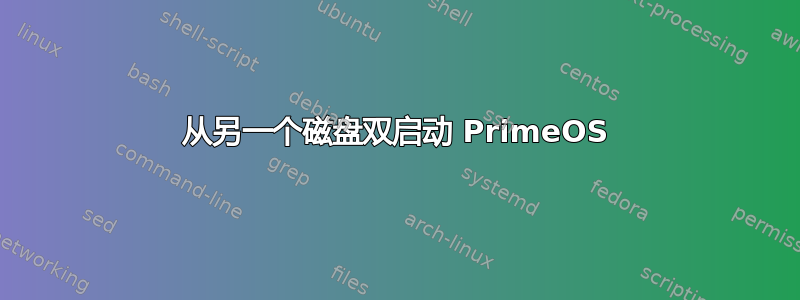 从另一个磁盘双启动 PrimeOS