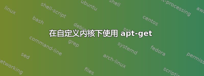 在自定义内核下使用 apt-get