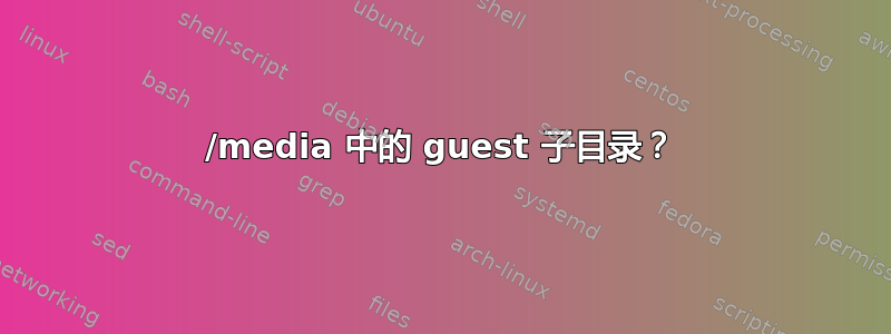 /media 中的 guest 子目录？