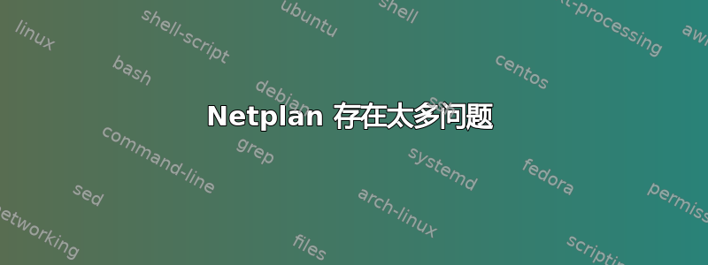 Netplan 存在太多问题