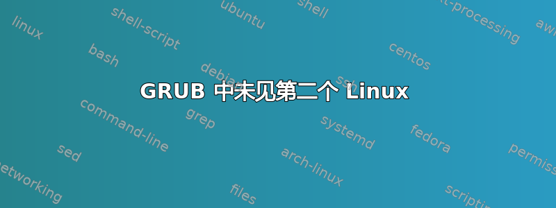 GRUB 中未见第二个 Linux