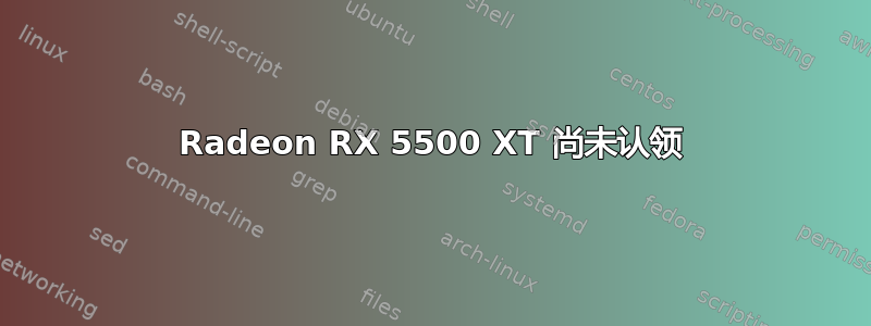 Radeon RX 5500 XT 尚未认领