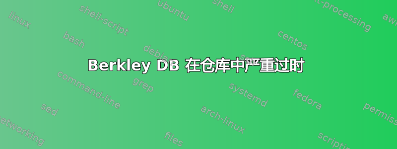 Berkley DB 在仓库中严重过时