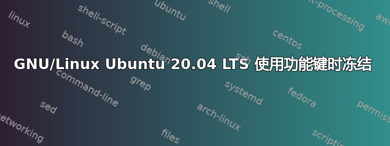 GNU/Linux Ubuntu 20.04 LTS 使用功能键时冻结