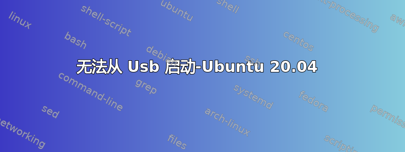 无法从 Usb 启动-Ubuntu 20.04 