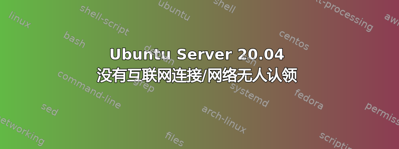 Ubuntu Server 20.04 没有互联网连接/网络无人认领