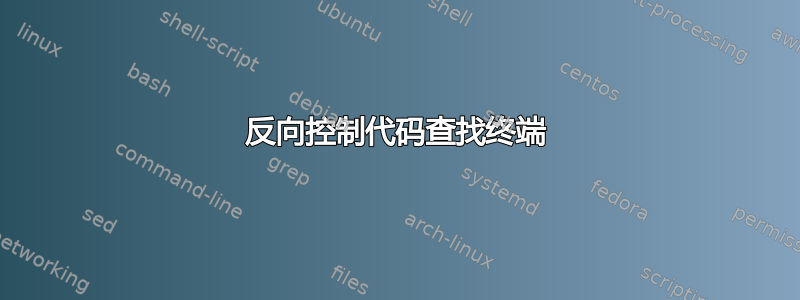 反向控制代码查找终端