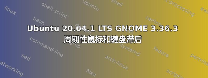 Ubuntu 20.04.1 LTS GNOME 3.36.3 周期性鼠标和键盘滞后