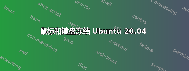 鼠标和键盘冻结 Ubuntu 20.04