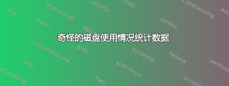 奇怪的磁盘使用情况统计数据