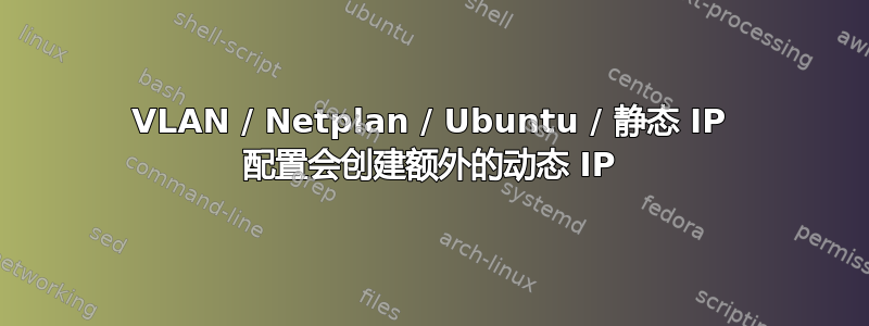 VLAN / Netplan / Ubuntu / 静态 IP 配置会创建额外的动态 IP