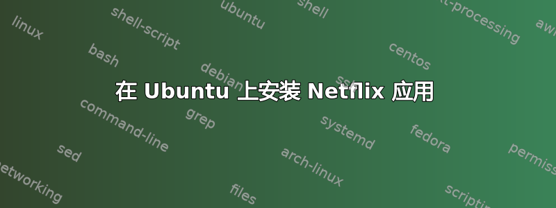 在 Ubuntu 上安装 Netflix 应用