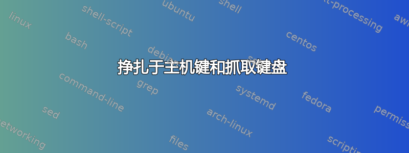 挣扎于主机键和抓取键盘