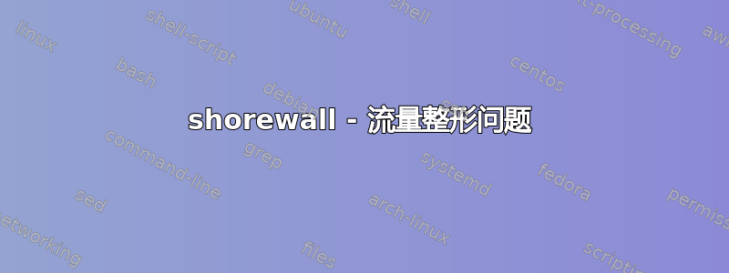 shorewall - 流量整形问题