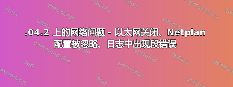 20.04.2 上的网络问题 - 以太网关闭、Netplan 配置被忽略、日志中出现段错误