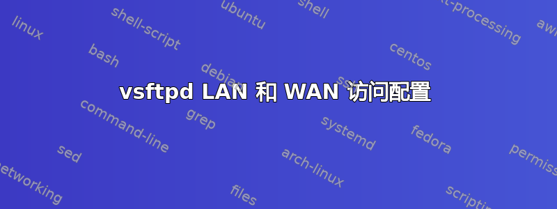 vsftpd LAN 和 WAN 访问配置