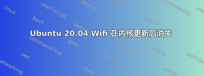 Ubuntu 20.04 Wifi 在内核更新后消失