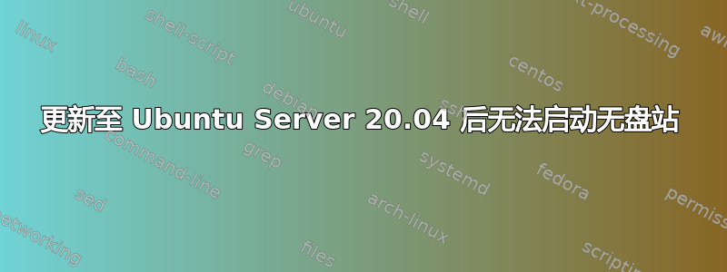 更新至 Ubuntu Server 20.04 后无法启动无盘站