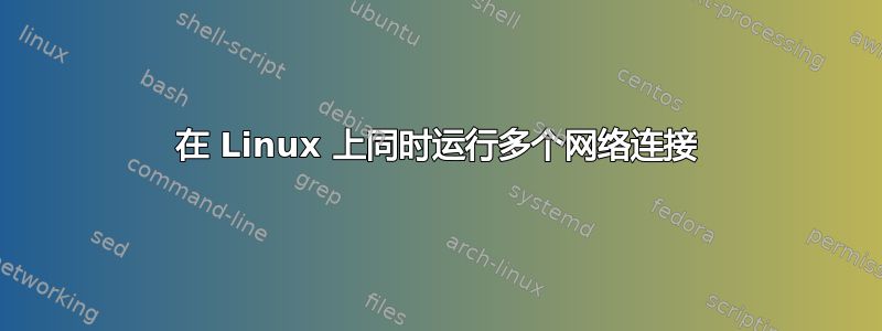 在 Linux 上同时运行多个网络连接