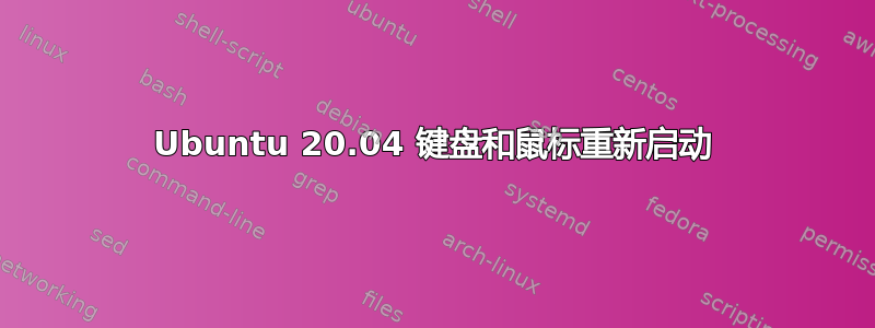 Ubuntu 20.04 键盘和鼠标重新启动