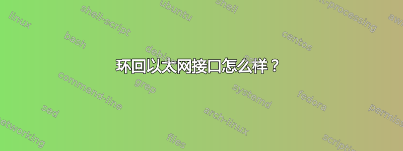 环回以太网接口怎么样？