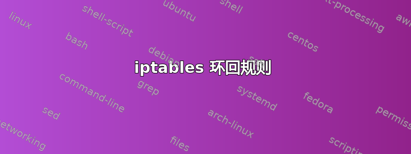 iptables 环回规则