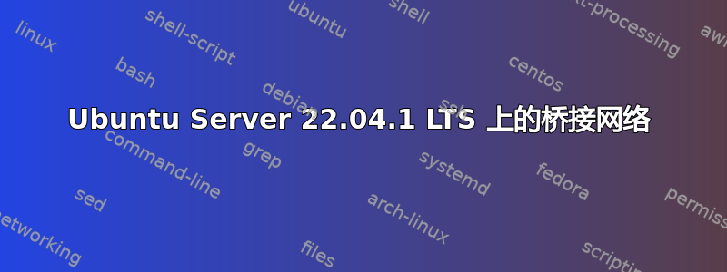 Ubuntu Server 22.04.1 LTS 上的桥接网络