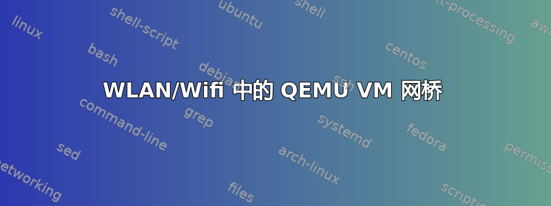 WLAN/Wifi 中的 QEMU VM 网桥