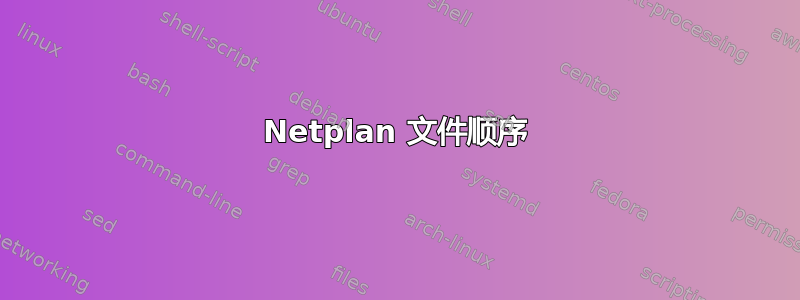 Netplan 文件顺序