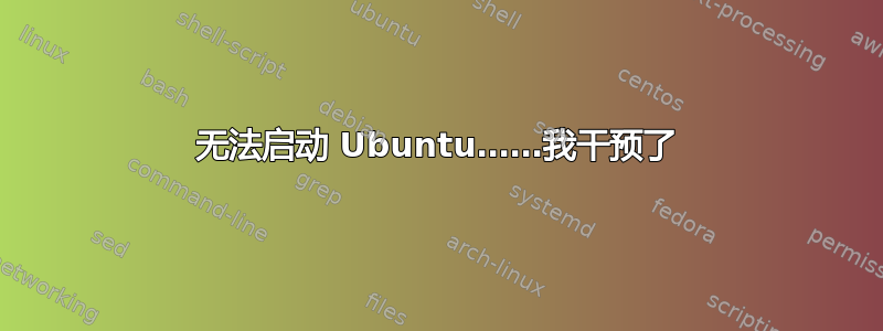 无法启动 Ubuntu……我干预了