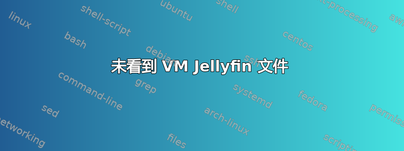 未看到 VM Jellyfin 文件