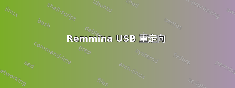 Remmina USB 重定向