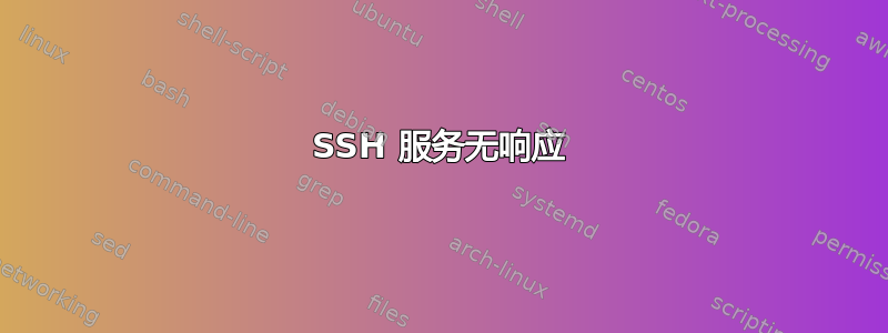 SSH 服务无响应