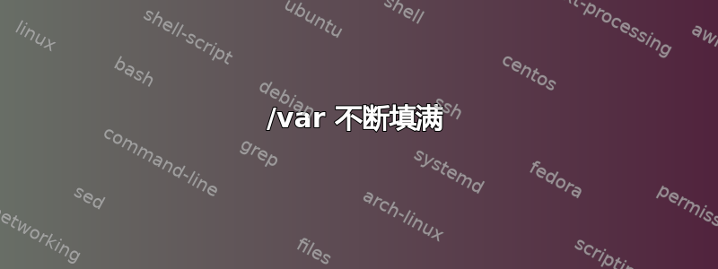 /var 不断填满