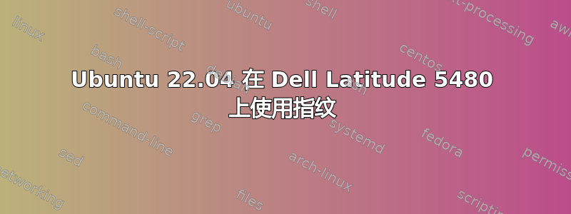 Ubuntu 22.04 在 Dell Latitude 5480 上使用指纹