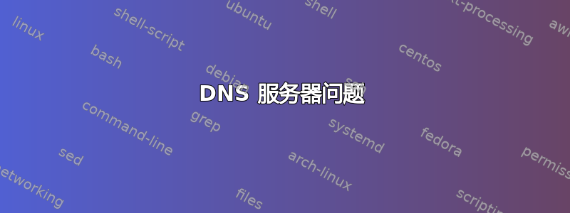 DNS 服务器问题