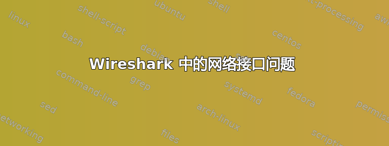 Wireshark 中的网络接口问题