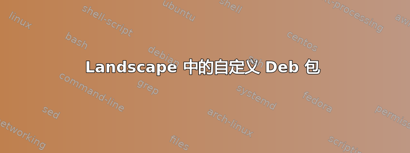 Landscape 中的自定义 Deb 包