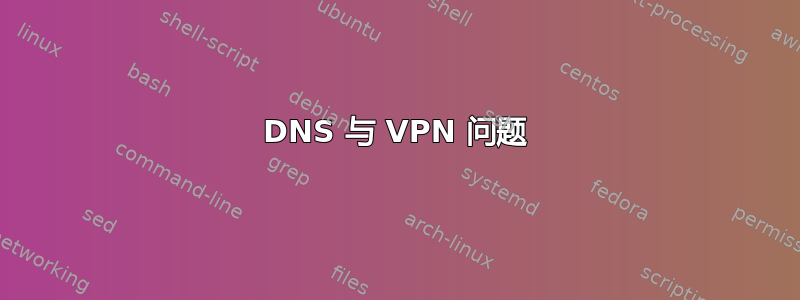 DNS 与 VPN 问题