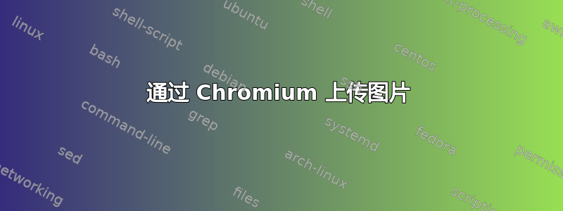 通过 Chromium 上传图片