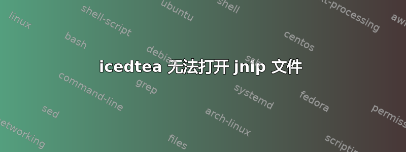 icedtea 无法打开 jnlp 文件