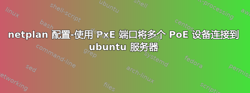 netplan 配置-使用 PxE 端口将多个 PoE 设备连接到 ubuntu 服务器