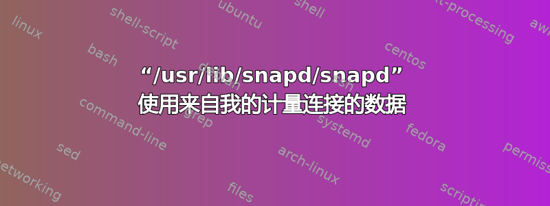 “/usr/lib/snapd/snapd” 使用来自我的计量连接的数据