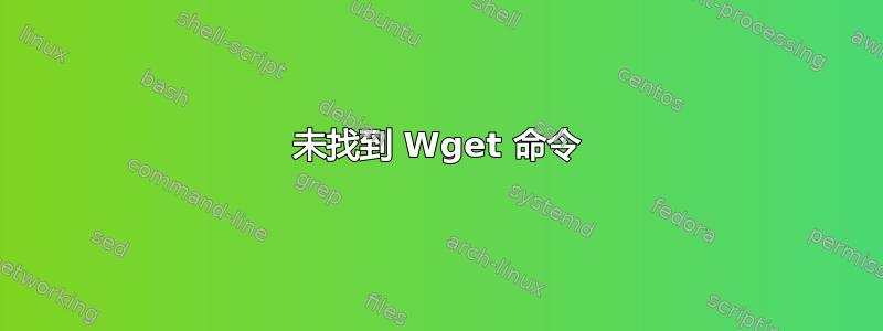 未找到 Wget 命令