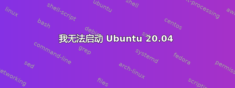 我无法启动 Ubuntu 20.04