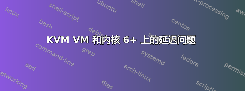 KVM VM 和内核 6+ 上的延迟问题