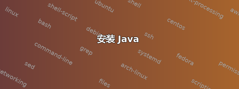 安装 Java