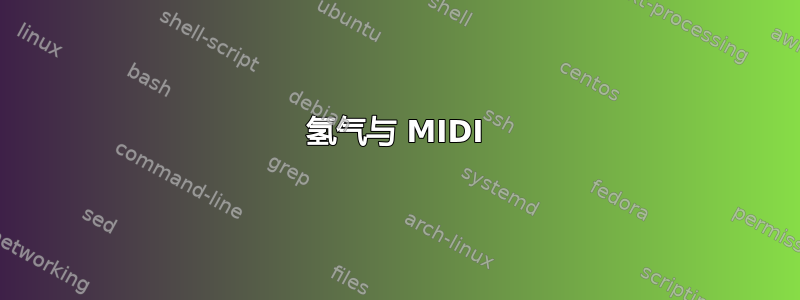 氢气与 MIDI