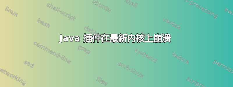 Java 插件在最新内核上崩溃