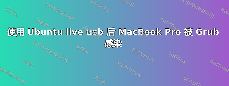 使用 Ubuntu live usb 后 MacBook Pro 被 Grub 感染